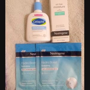 Neutrogena & Cetaphil facial Bundle